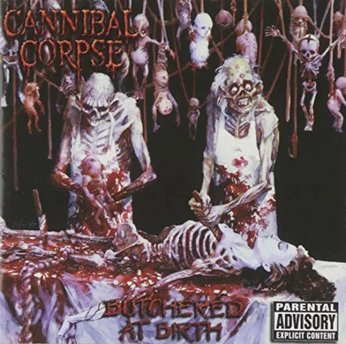 Butchered At Birth [LP] (Red & White Splatter Vinyl)