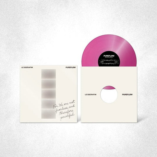 2nd Studio Album ‘PUREFLOW’ pt.1 [Hot Pink Glitter Vinyl Photocard Set Lyric LP]