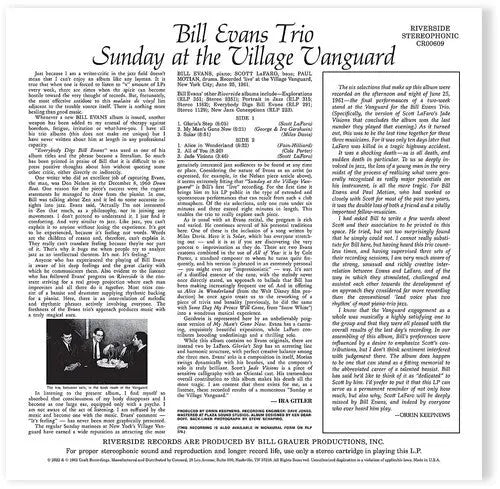 Sunday At The Village Vanguard [Vinyl]