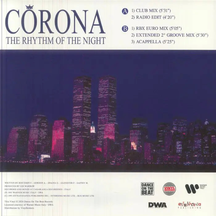 The Rhythm Of The Night [Blue Vinyl 12" 2026 Reissue]