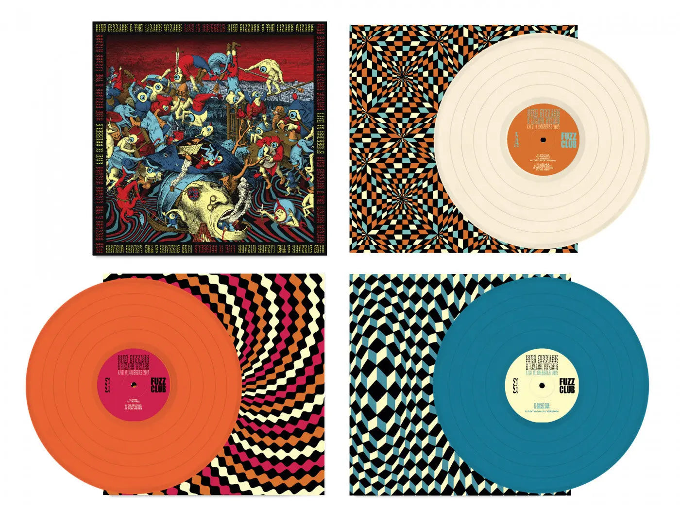 Live In Brussels 19 (US Fuzz Club Official Bootleg) [White Orange Blue Vinyl Boxset]