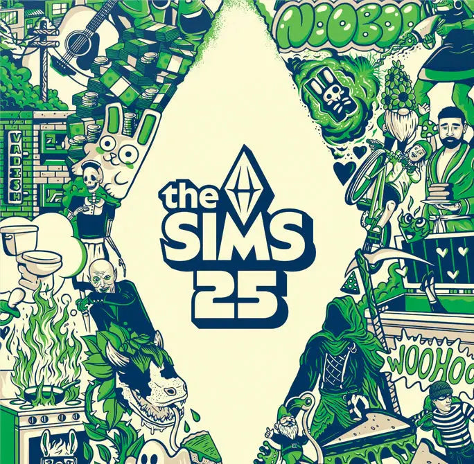 Sims 25th (Soundtrack) [2LP Metallic Shiny Green Vinyl]