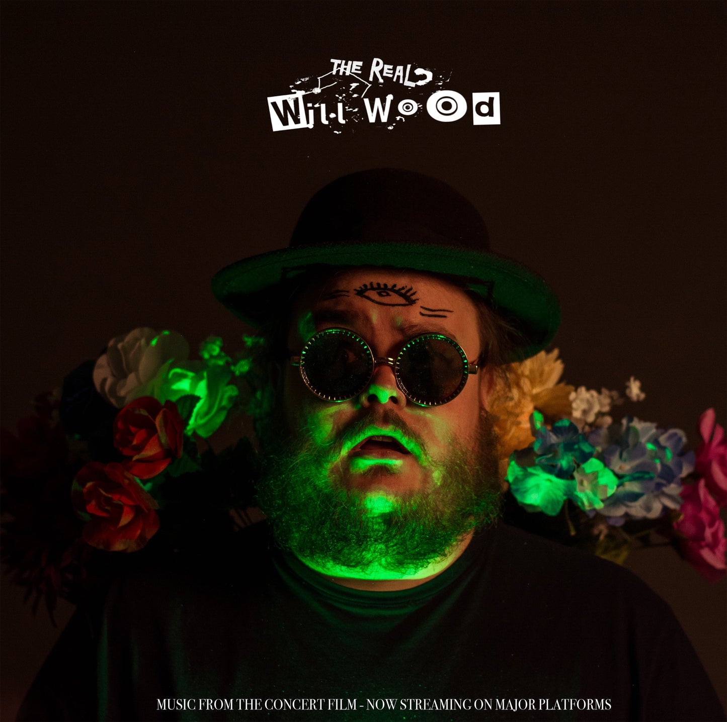 The Real Will Wood [Third Eye Closed Semi Opaque A Side B Side Pink Orange & Red Tri-color Vinyl]