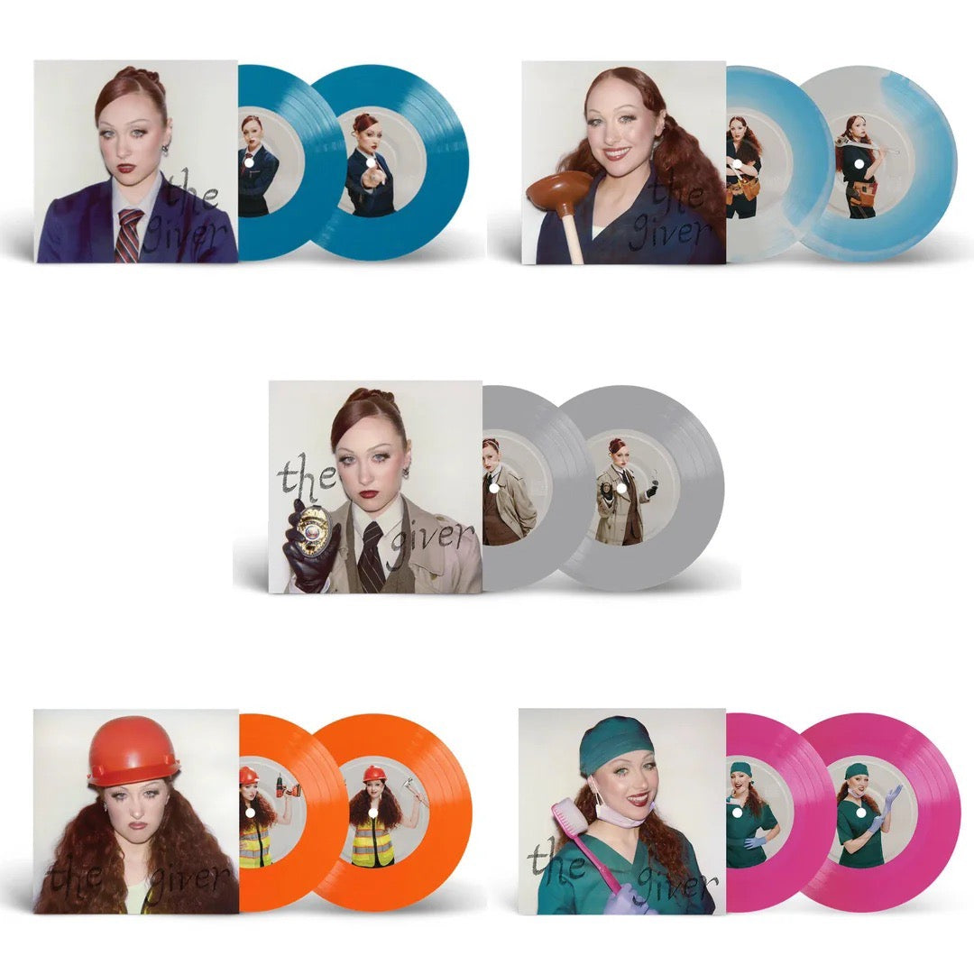 The Giver [#4 Construction Worker Alt Cover + Neon Orange 7” Vinyl Single]